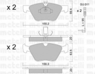 Комплект тормозных колодок METELLI 22-0252-0K