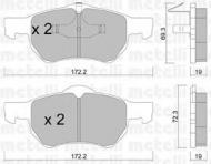 Комплект тормозных колодок METELLI 22-0523-0