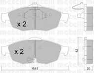 Комплект тормозных колодок METELLI 22-0715-0