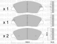 Комплект тормозных колодок METELLI 22-0787-0