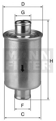 Фильтр MANN-FILTER W 76/1