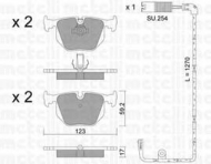 Комплект тормозных колодок METELLI 22-0560-5K