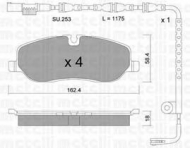 Комплект тормозных колодок METELLI 22-0693-1K