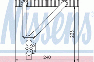 Испаритель NISSENS 92164