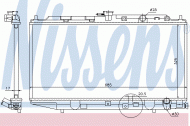 Теплообменник NISSENS 62276