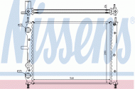 Теплообменник NISSENS 61806