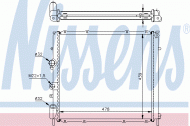 Теплообменник NISSENS 63854A