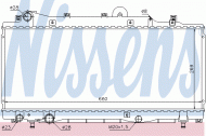 Теплообменник NISSENS 68805