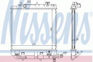 Теплообменник NISSENS 62459