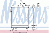 Теплообменник NISSENS 67093