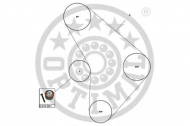 Ременный комплект OPTIMAL SK-1049