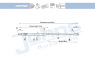 Газовая пружина JOHNS 13 08 95-91
