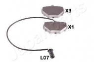 Комплект тормозных колодок JAPANPARTS PP-L07AF