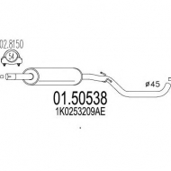 Амортизатор MTS 01.50538