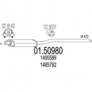 Амортизатор MTS 01.50980