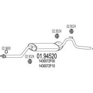 Амортизатор MTS 01.94520