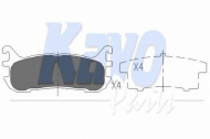 Комплект тормозных колодок KAVO PARTS KBP-4540