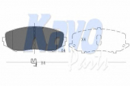 Комплект тормозных колодок KAVO PARTS KBP-8512