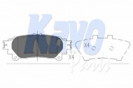 Комплект тормозных колодок KAVO PARTS KBP-9111