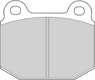 Комплект тормозных колодок NECTO FD6969A