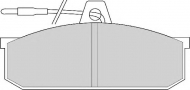 Комплект тормозных колодок NECTO FD268A