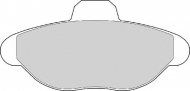 Комплект тормозных колодок NECTO FD6389A