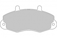 Комплект тормозных колодок NECTO FD6403N
