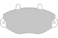 Комплект тормозных колодок NECTO FD6404N