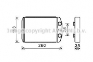 Теплообменник AVA QUALITY COOLING FT6395