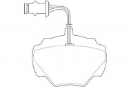 Комплект тормозных колодок DURON DBP200471
