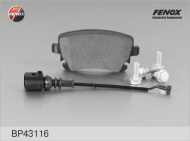 Комплект тормозных колодок FENOX BP43116