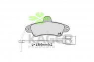 Комплект тормозных колодок KAGER 35-0302