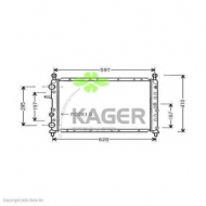 Теплообменник KAGER 31-0382