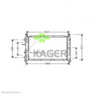 Теплообменник KAGER 31-0389