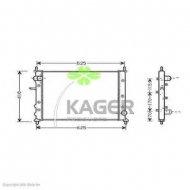 Теплообменник KAGER 31-0433
