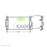 Теплообменник KAGER 31-0981