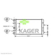 Теплообменник KAGER 31-0996