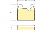 Комплект тормозных колодок GIRLING 6102582