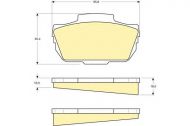 Комплект тормозных колодок GIRLING 6103376