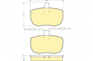Комплект тормозных колодок GIRLING 6103426