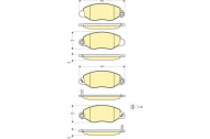 Комплект тормозных колодок GIRLING 6114614