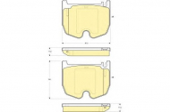 Комплект тормозных колодок GIRLING 6115419
