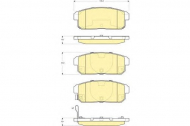Комплект тормозных колодок GIRLING 6133579