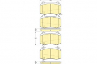 Комплект тормозных колодок GIRLING 6133819