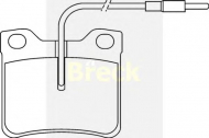 Комплект тормозных колодок BRECK 21278 00 W