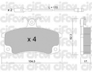 Комплект тормозных колодок CIFAM 822-062-1