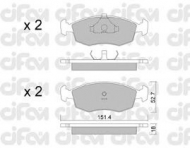 Комплект тормозных колодок CIFAM 822-094-2