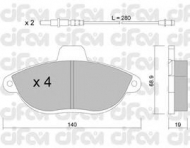 Комплект тормозных колодок CIFAM 822-105-0