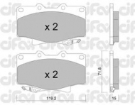 Комплект тормозных колодок CIFAM 822-153-0