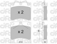 Комплект тормозных колодок CIFAM 822-163-1